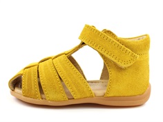 Pom Pom sandal yellow med velcro